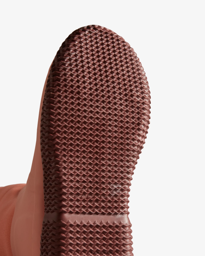 208Z2Z278 Hunter Canada - Hunter Women Insulated Roll Top Vegan Shearling Boots Rough Pink/Muted Berry