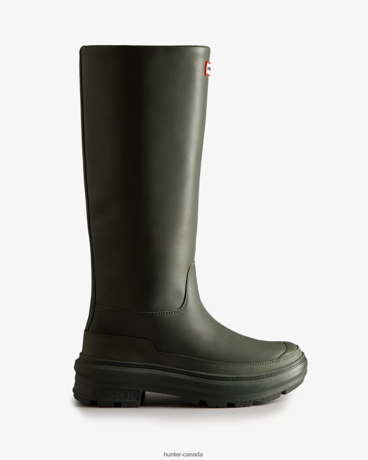 208Z2Z281 Hunter Boots - Hunter Women Killing Eve Tall Chasing Boot Olive
