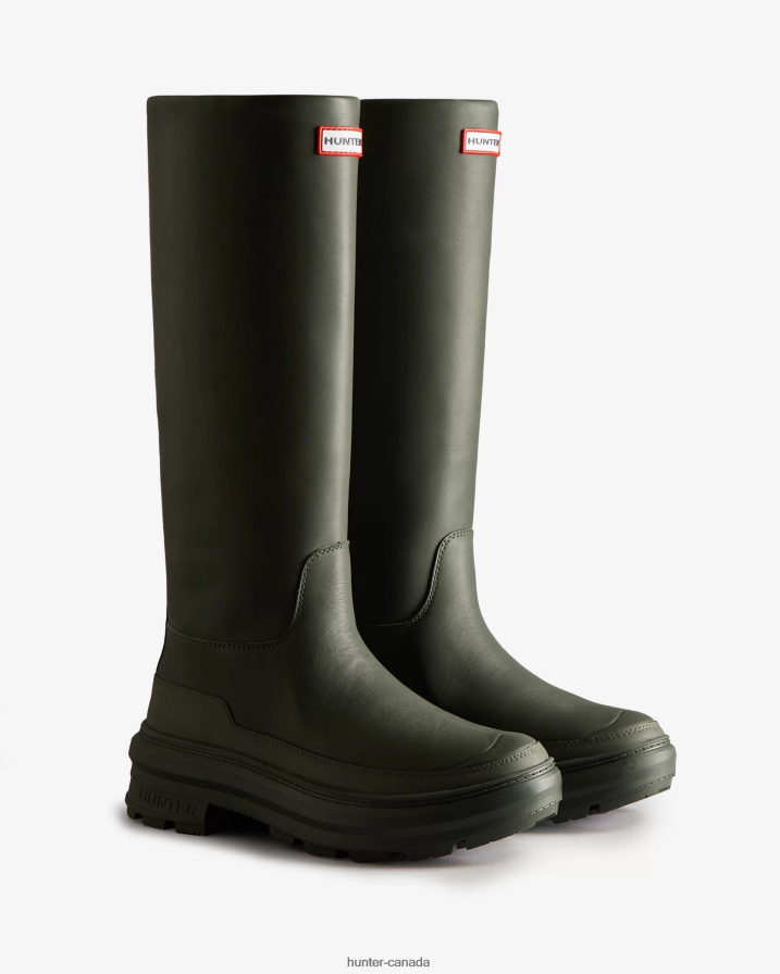208Z2Z281 Hunter Boots - Hunter Women Killing Eve Tall Chasing Boot Olive
