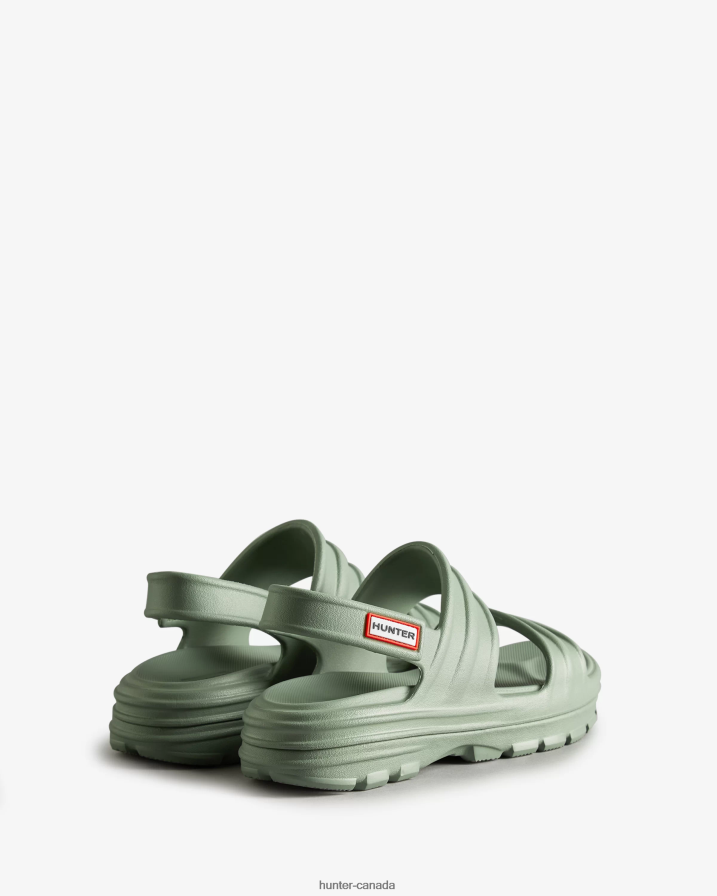 208Z2Z287 Hunter Boots Sale - Hunter Women BLOOM Sandal Sweet Gale Green