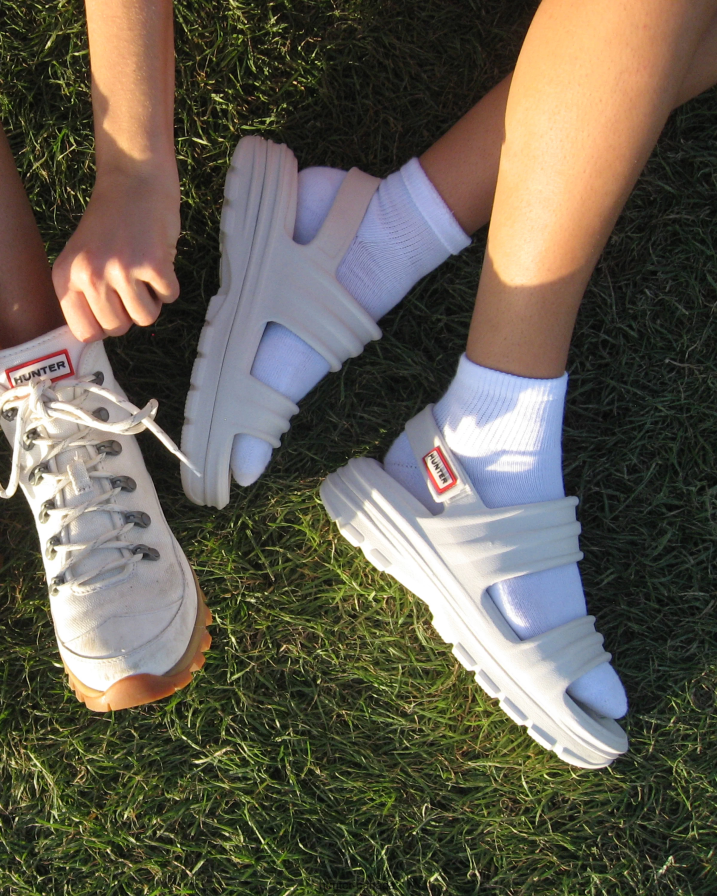 208Z2Z288 Hunter Outlet - Hunter Women BLOOM Sandal White