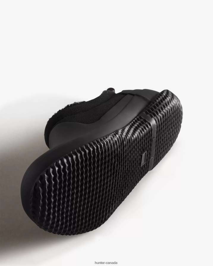 208Z2Z291 Hunter Boots Sale - Hunter Women Insulated Vegan Shearling Shoe Black