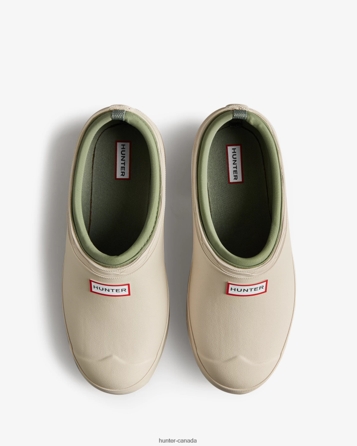 208Z2Z294 Hunter Canada - Hunter Women Gardener Clogs Cast Pale Grey