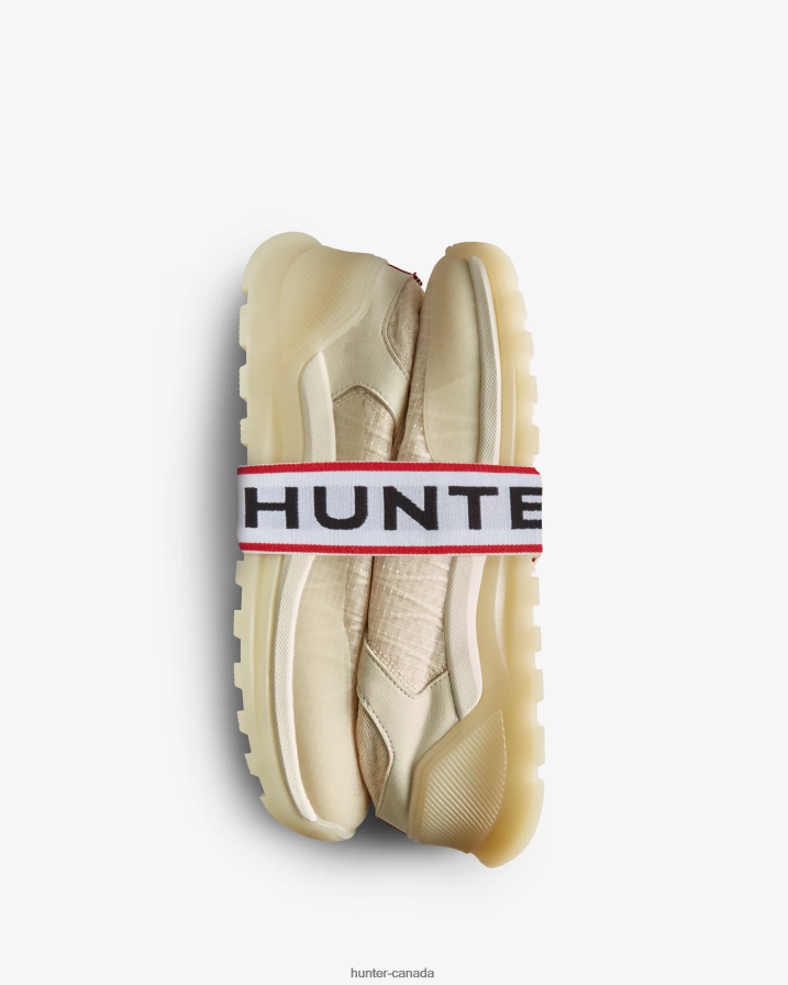 208Z2Z295 Hunter Boots Sale - Hunter Women Travel Sneaker Shaded White/Soft Sand