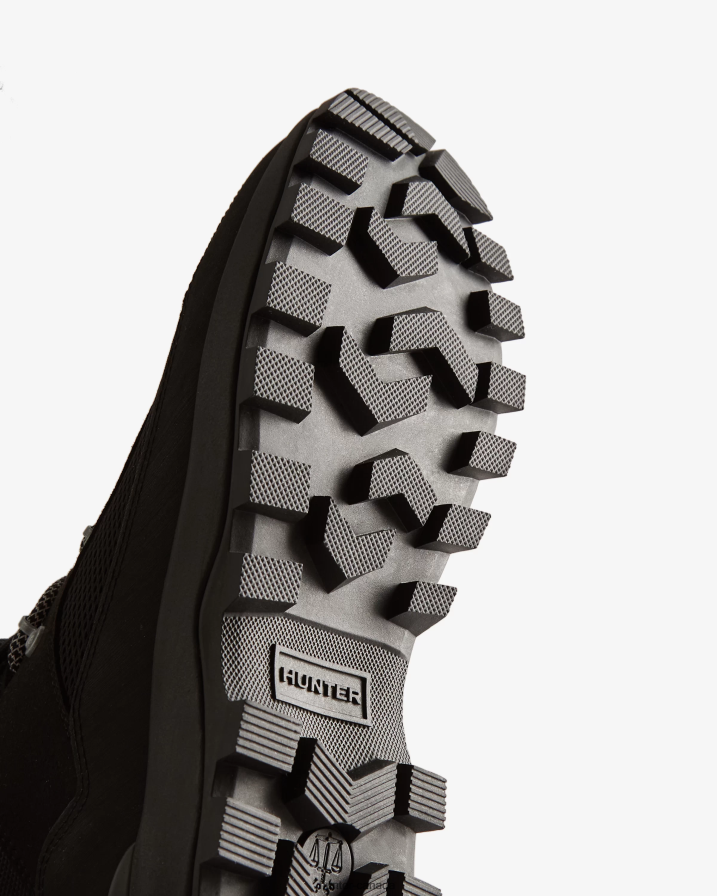 208Z2Z299 Hunter Boots Sale - Hunter Women Explorer Insulated Lace-Up Commando Boots Black