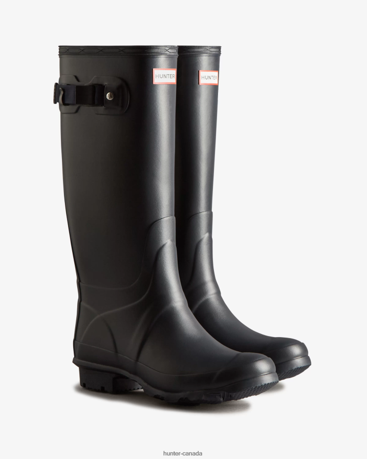 208Z2Z303 Hunter Boots Sale - Hunter Women Huntress Wide Leg Rain Boots Navy