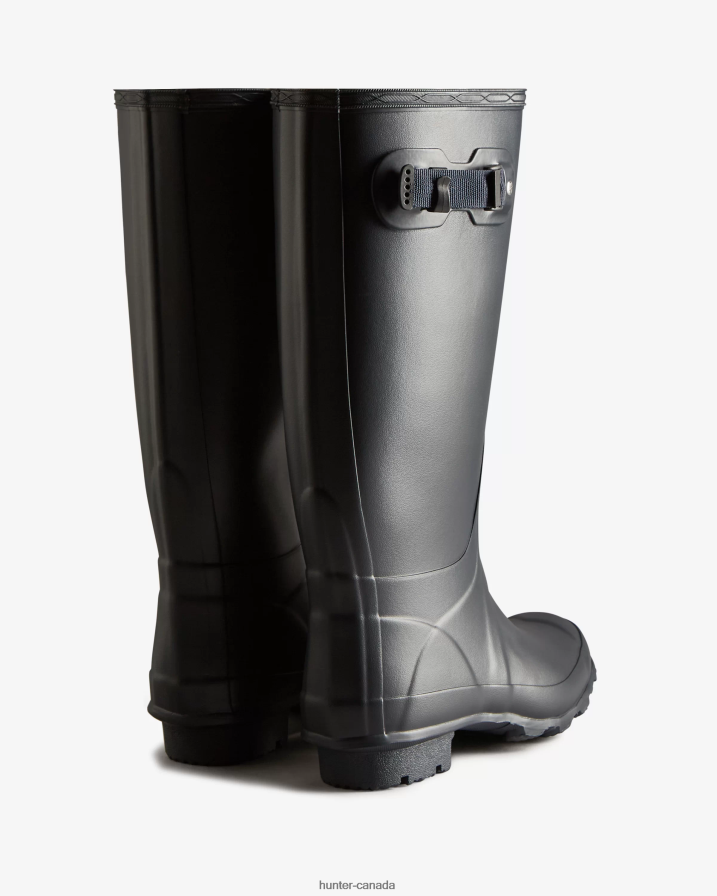 208Z2Z303 Hunter Boots Sale - Hunter Women Huntress Wide Leg Rain Boots Navy
