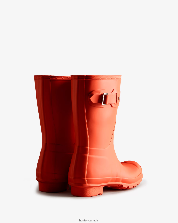 208Z2Z306 Hunter Canada - Hunter Women Original Short Rain Boots Sun-Cup Orange