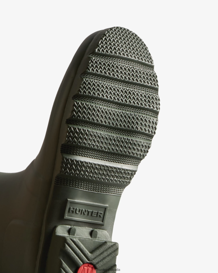 208Z2Z307 Hunter Boots Sale - Hunter Women Short Back Adjustable Rain Boots Maa Green/Wild Green