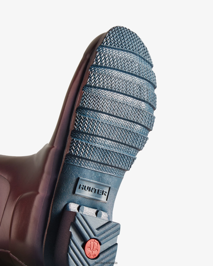 208Z2Z311 Hunter Boots Sale - Hunter Women Nebula Short Rain Boots Stornoway Blue