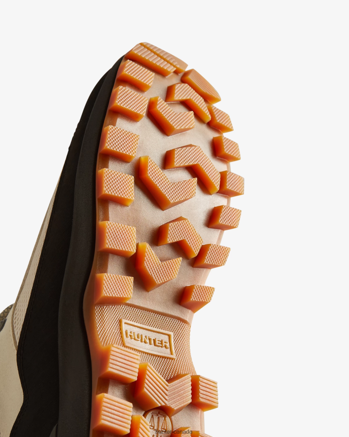 208Z2Z330 Hunter Canada - Hunter Women Explorer Insulated Lace-Up Commando Boots White Willow/Cosy Cream/Black