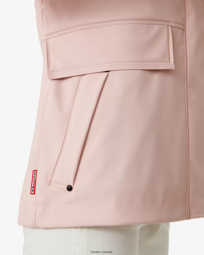 208Z2Z332 Hunter Outlet - Hunter Women Lightweight Waterproof Rain Jacket Faded Rose