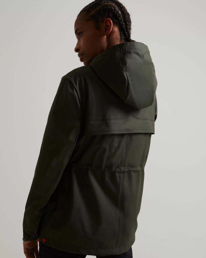 208Z2Z336 Hunter Outlet - Hunter Women Lightweight Waterproof Jacket Dark Olive
