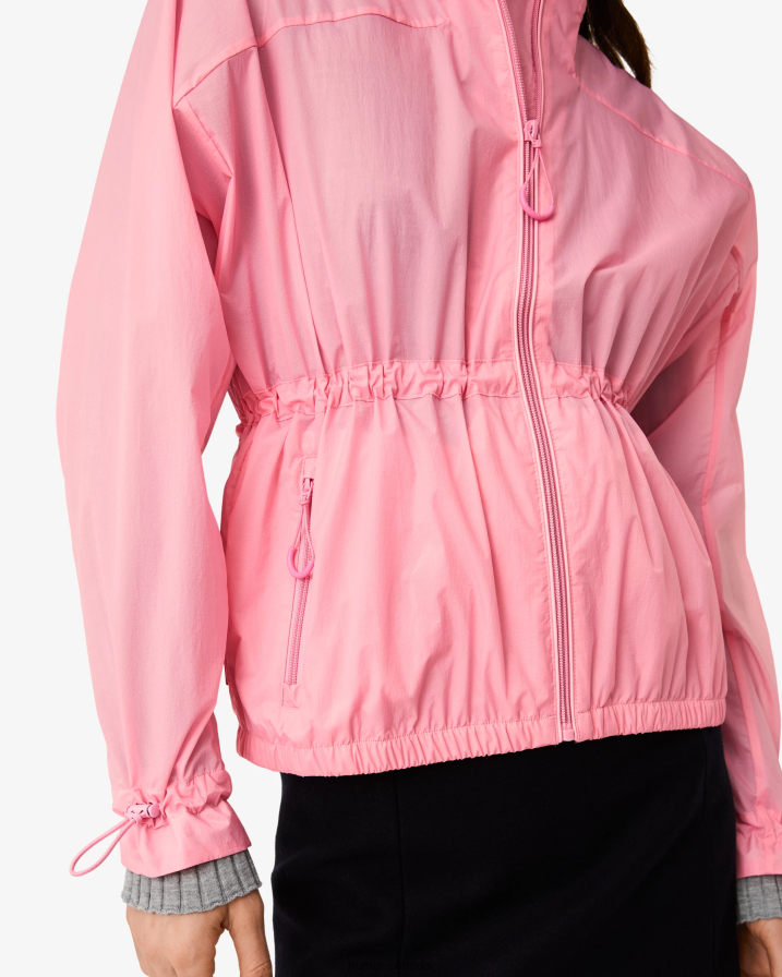 208Z2Z343 Hunter Boots Sale - Hunter Women Travel Recycled Nylon Shell Jacket Pink Fizz