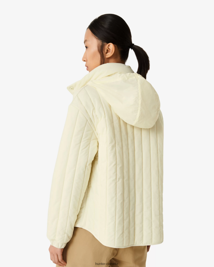 208Z2Z349 Hunter Boots - Hunter Women Explorer Recycled Nylon Quilted Jacket Soft Sand