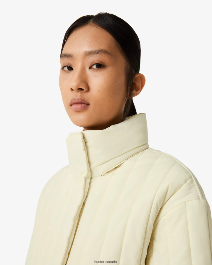 208Z2Z349 Hunter Boots - Hunter Women Explorer Recycled Nylon Quilted Jacket Soft Sand