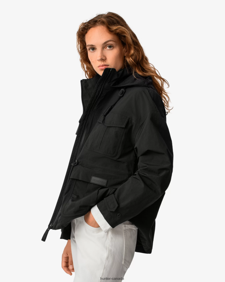 208Z2Z354 Hunter Canada - Hunter Women Explorer Recycled Nylon Jacket Black
