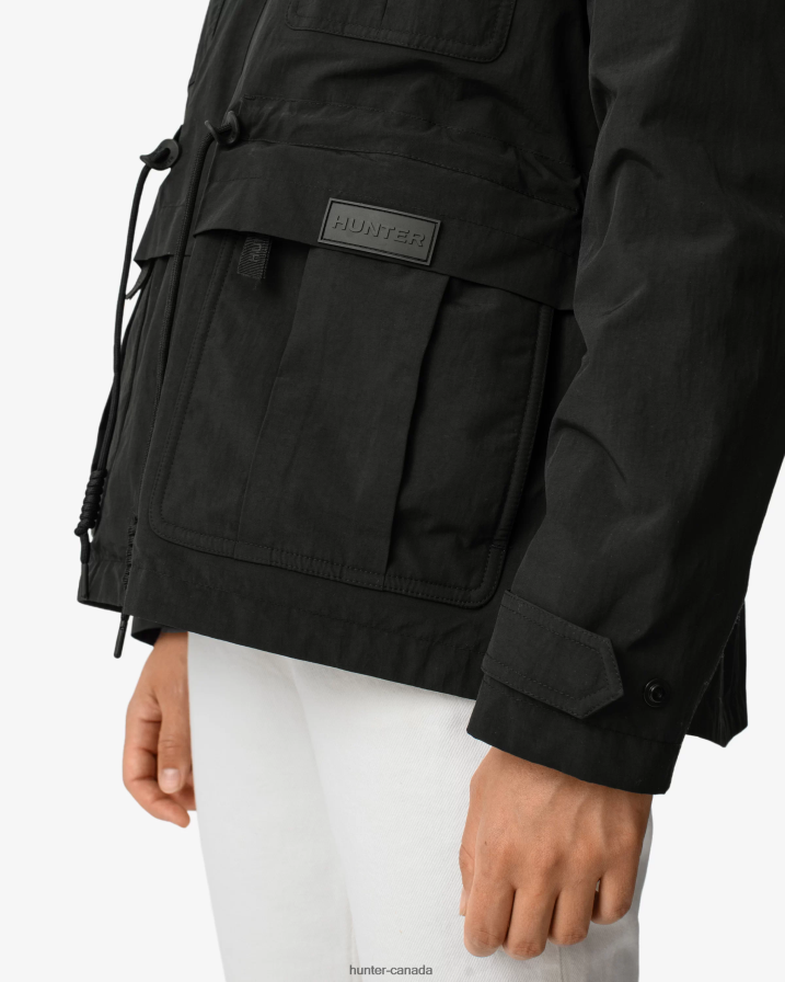 208Z2Z354 Hunter Canada - Hunter Women Explorer Recycled Nylon Jacket Black