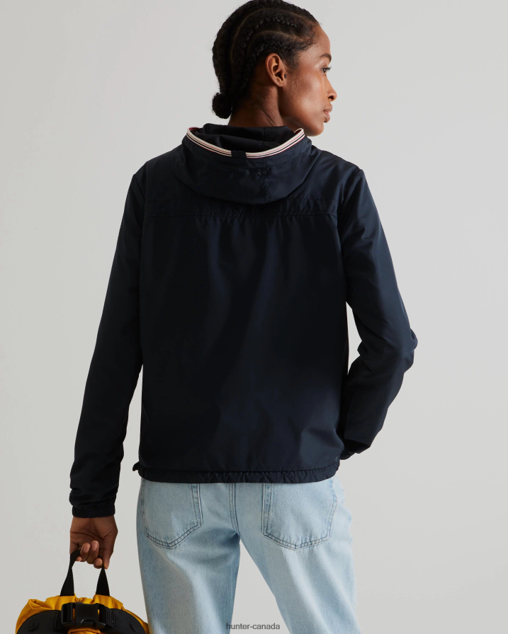 208Z2Z357 Hunter Boots - Hunter Women Recycled Lightweight Packable Jacket Navy