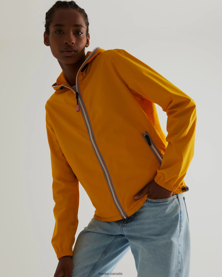 208Z2Z358 Hunter Canada - Hunter Women Recycled Lightweight Packable Jacket Yellow