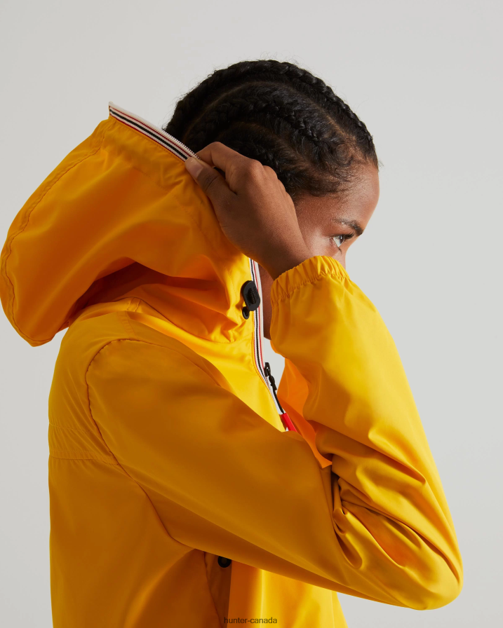 208Z2Z358 Hunter Canada - Hunter Women Recycled Lightweight Packable Jacket Yellow
