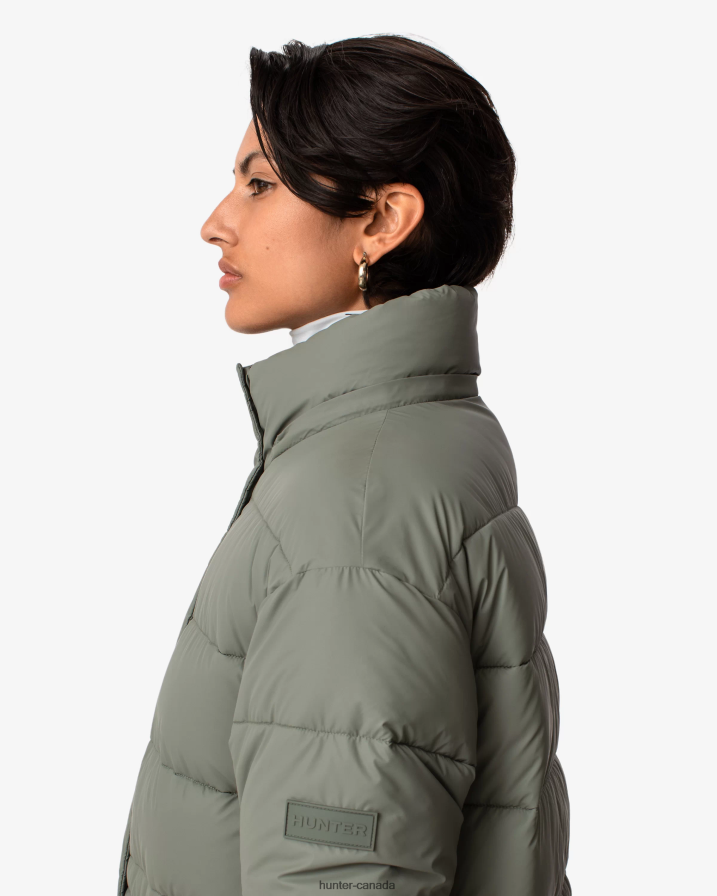 208Z2Z364 Hunter Outlet - Hunter Women Intrepid Insulated Long Puffer Coat Urban Grey