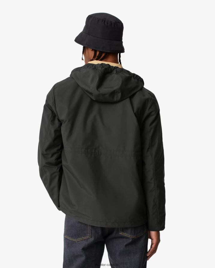 208Z2Z368 Hunter Outlet - Hunter Women Play Essential Recycled Packable Jacket Black