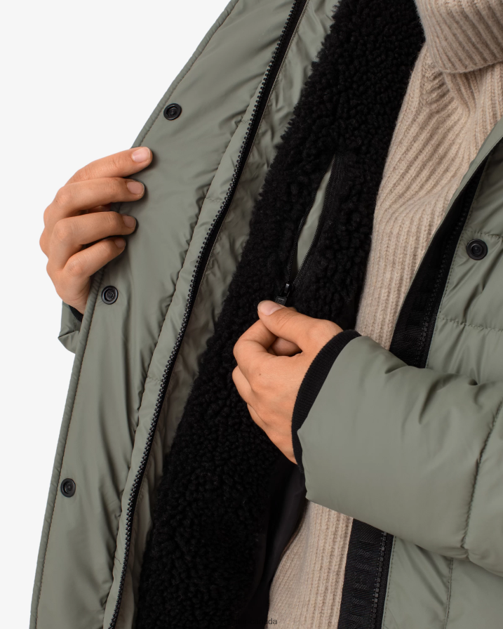 208Z2Z371 Hunter Boots Sale - Hunter Women Intrepid Insulated Mid Puffer Jacket Urban Grey