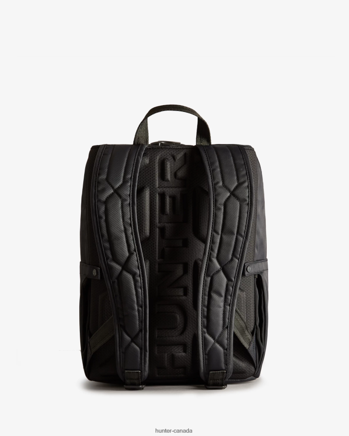 208Z2Z376 Hunter Outlet - Hunter Men Nylon Pioneer Top Clip Backpack Black