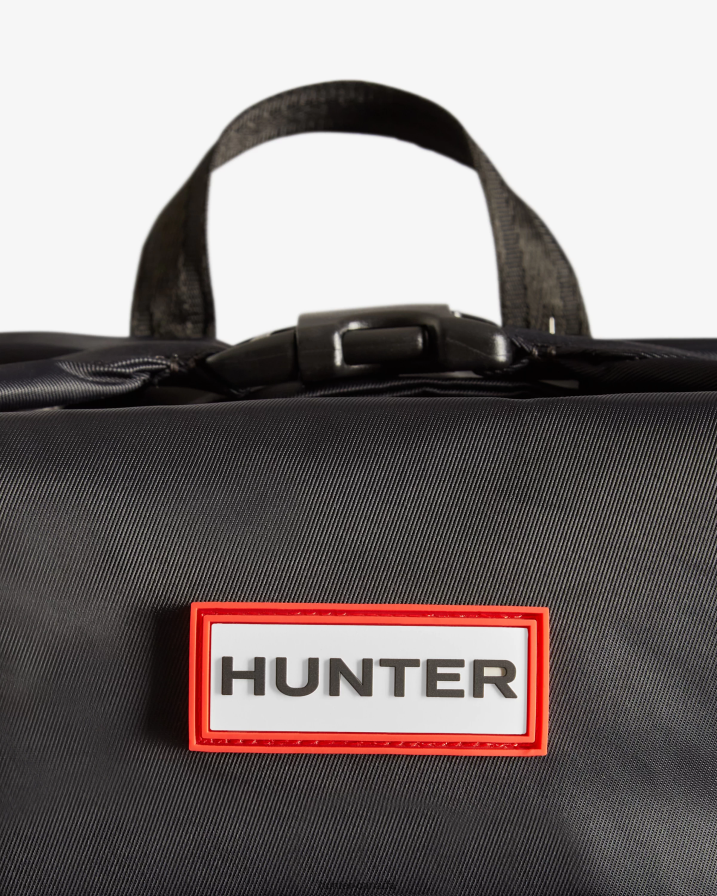 208Z2Z376 Hunter Outlet - Hunter Men Nylon Pioneer Top Clip Backpack Black