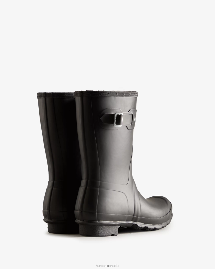 208Z2Z38 Hunter Canada - Hunter Women Short Insulated Rain Boots Black