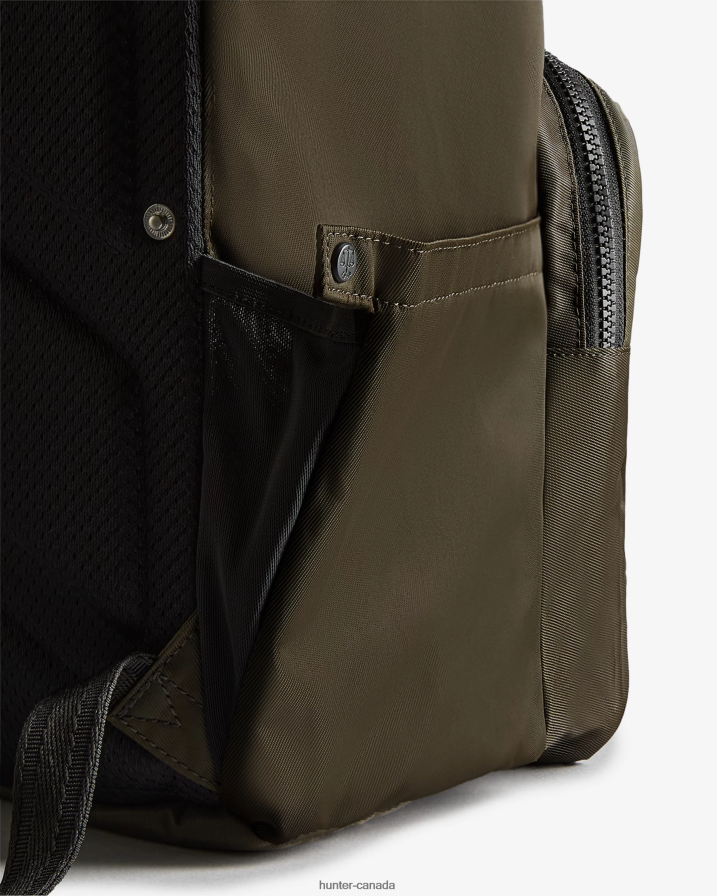 208Z2Z419 Hunter Boots Sale - Hunter Men Nylon Pioneer Top Clip Backpack Dark Olive
