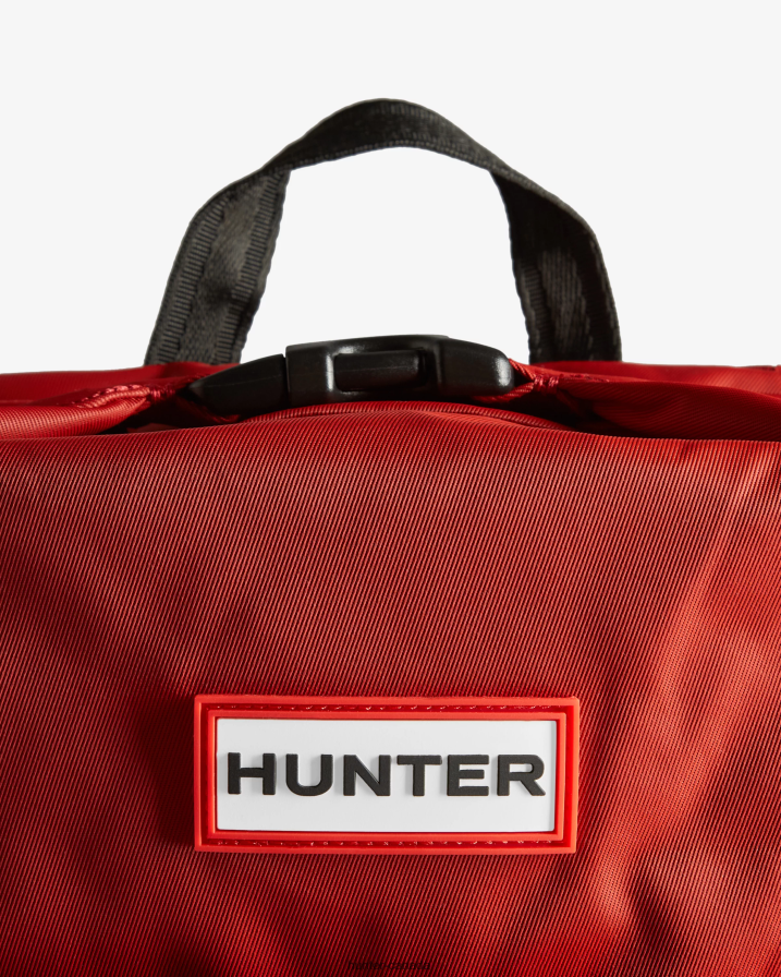 208Z2Z420 Hunter Outlet - Hunter Men Nylon Pioneer Top Clip Backpack Military Red