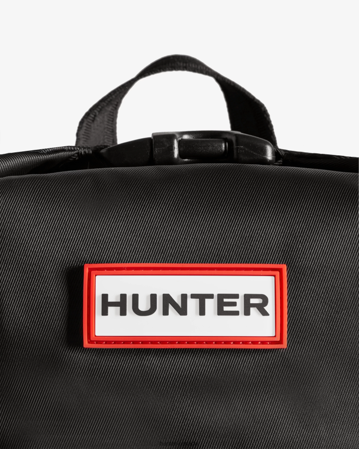 208Z2Z423 Hunter Boots Sale - Hunter Men Mini Nylon Pioneer Top Clip Backpack Black