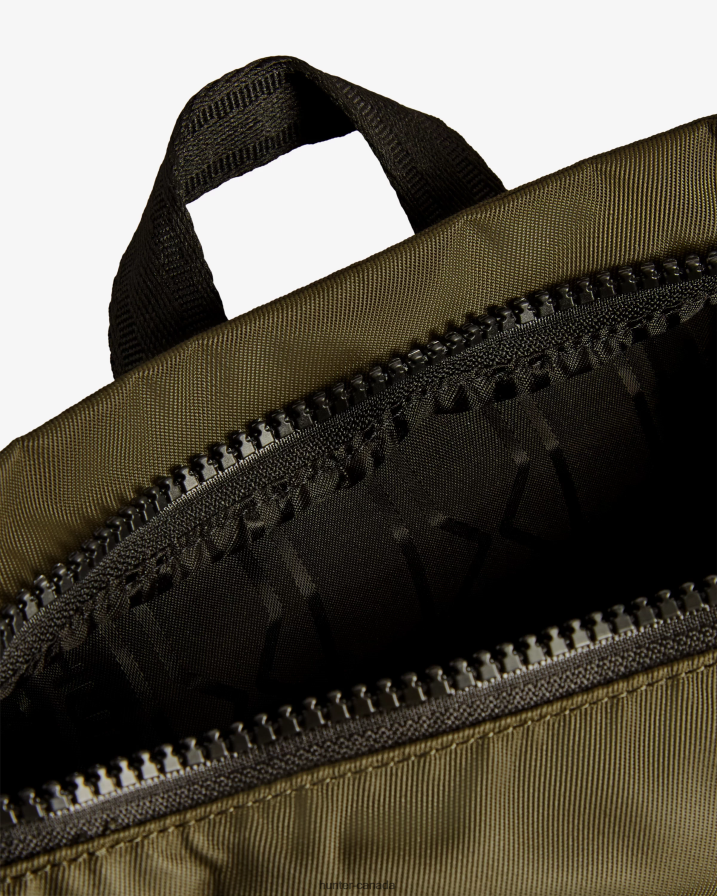 208Z2Z424 Hunter Outlet - Hunter Men Mini Nylon Pioneer Top Clip Backpack Dark Olive