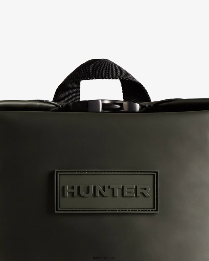 208Z2Z427 Hunter Boots Sale - Hunter Men Top Clip Backpack - Rubberized Leather