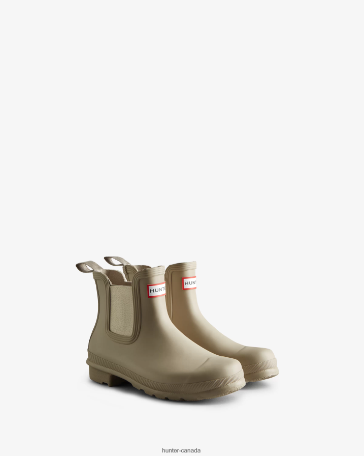208Z2Z43 Hunter Boots Sale - Hunter Women Original Chelsea Boots Skimming Stone/Soft Sand