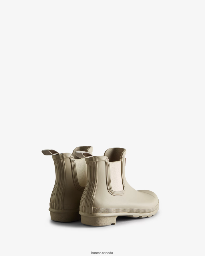 208Z2Z43 Hunter Boots Sale - Hunter Women Original Chelsea Boots Skimming Stone/Soft Sand