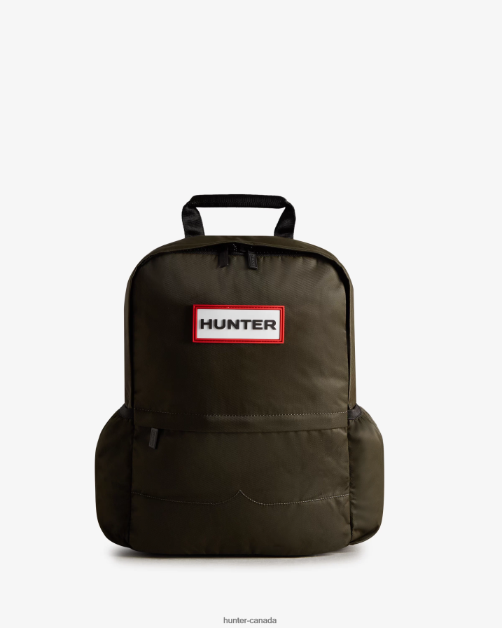 208Z2Z431 Hunter Boots Sale - Hunter Men Nylon Backpack Dark Olive