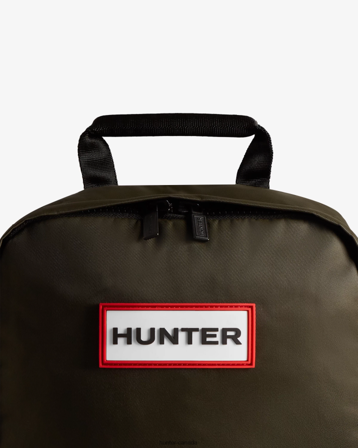 208Z2Z431 Hunter Boots Sale - Hunter Men Nylon Backpack Dark Olive