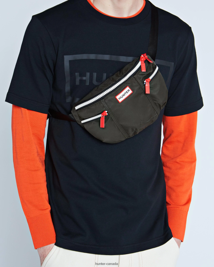 208Z2Z438 Hunter Canada - Hunter Men Fanny Pack Dark Olive