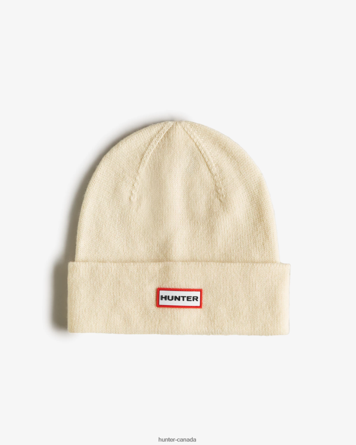 208Z2Z444 Hunter Outlet - Hunter Men Play Essential Cuff Beanie White