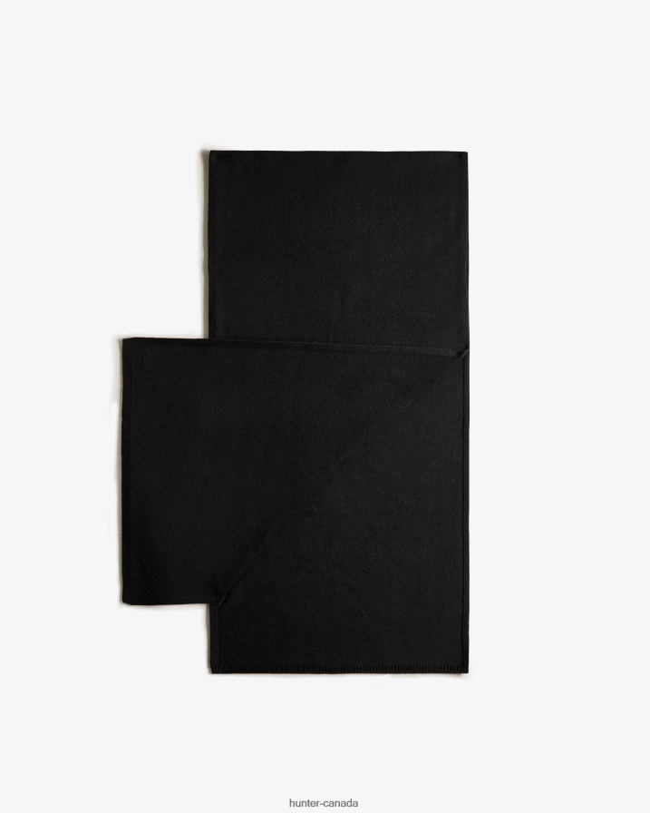 208Z2Z445 Hunter Boots - Hunter Men Play Essential Scarf Black