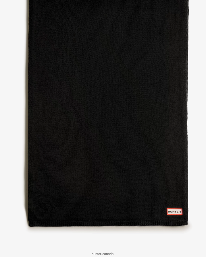 208Z2Z445 Hunter Boots - Hunter Men Play Essential Scarf Black