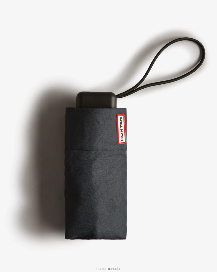 208Z2Z451 Hunter Boots Sale - Hunter Men Mini Compact Umbrella Navy