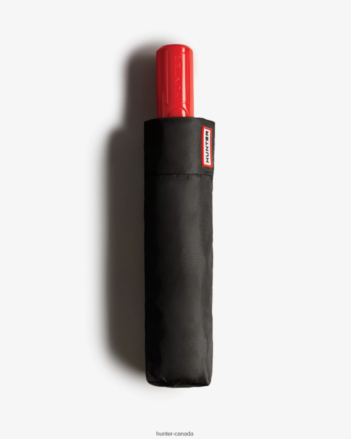 208Z2Z452 Hunter Outlet - Hunter Men Automatic Compact Umbrella Black
