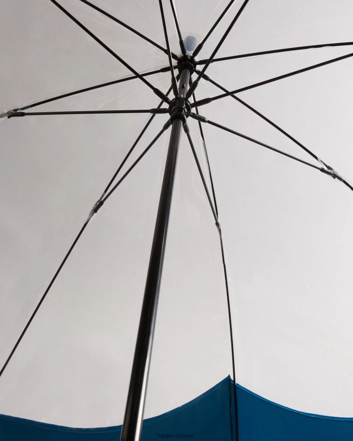 208Z2Z455 Hunter Boots Sale - Hunter Men Transparent Moustache Bubble Umbrella Navy