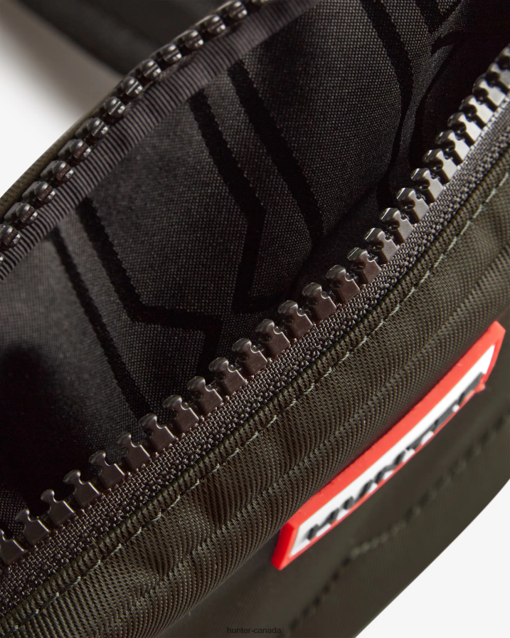 208Z2Z456 Hunter Outlet - Hunter Men Nylon Keeper Phone Pouch Dark Olive