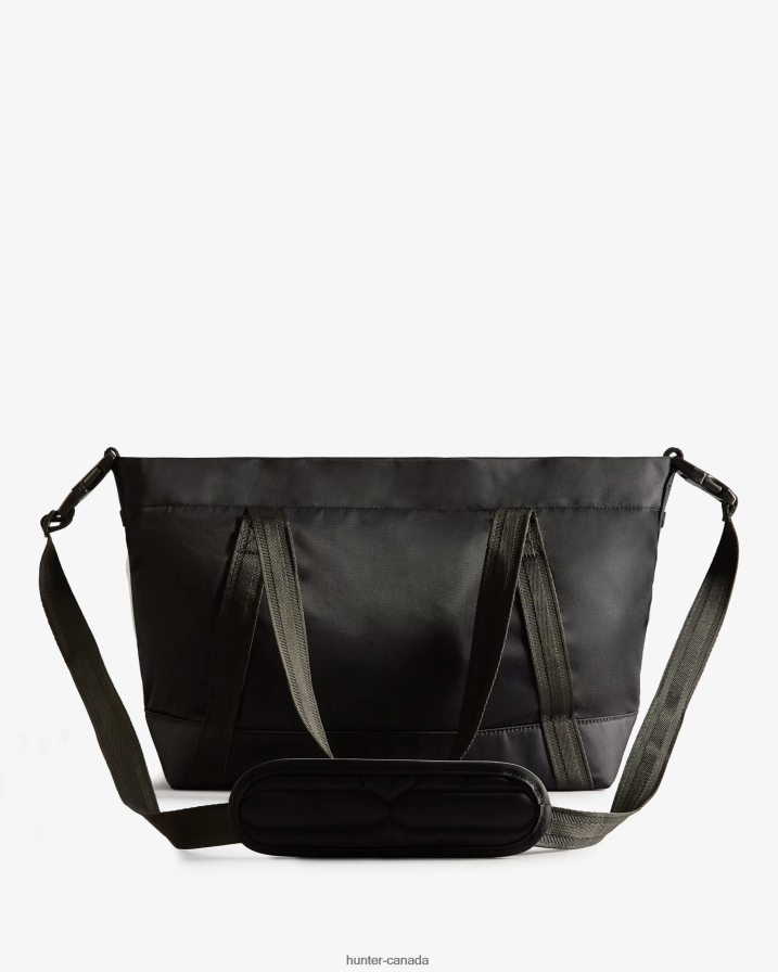 208Z2Z457 Hunter Boots - Hunter Men Nylon Medium Top Clip Tote Bag Black