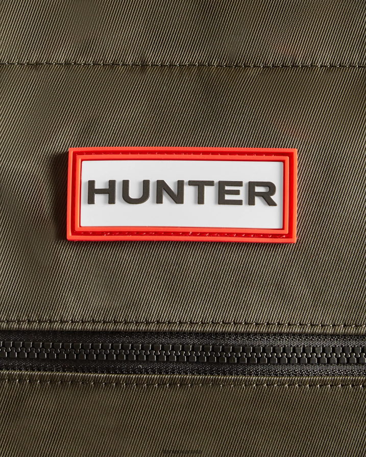 208Z2Z458 Hunter Canada - Hunter Men Nylon Medium Top Clip Tote Bag Dark Olive
